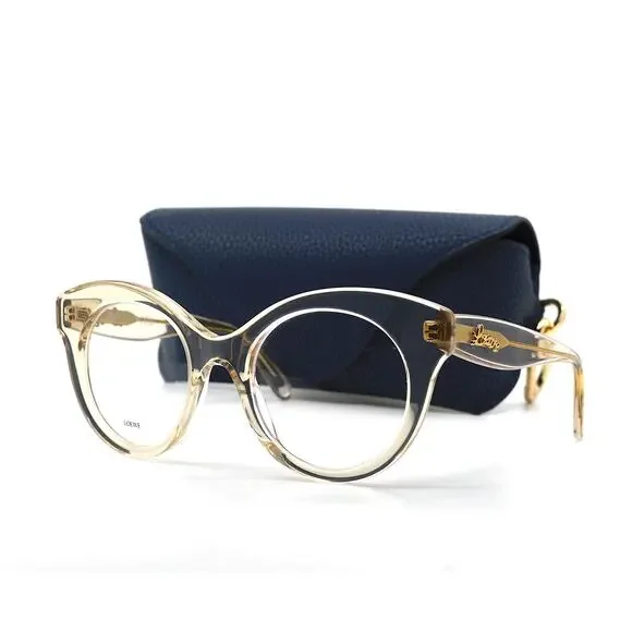 NEW Loewe LW50074I Rounded Transparent Eyeglasses Frames Brand New 100% Authentic LOEWE LW50074I 057 Transparent  main image 4